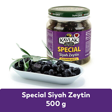 Kavlak Special Gemlik Siyah Zeytin 500 GR