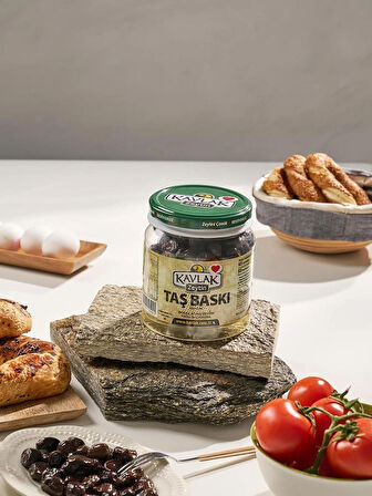 Kavlak Taş Baskı Gemlik Siyah Zeytin 500 GR