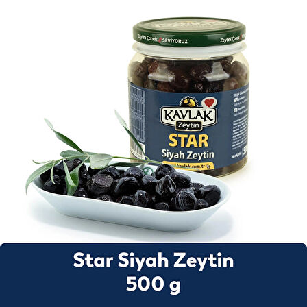 Kavlak Star Gemlik Siyah Zeytin 500 GR