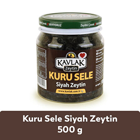 Kavlak Kuru Sele Gemlik Siyah Zeytin 500 Gr