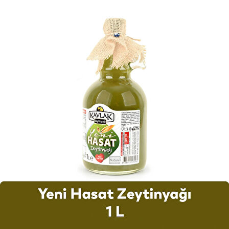 Kavlak Yeni Hasat Soğuk Sıkım Zeytinyağı 1 LT