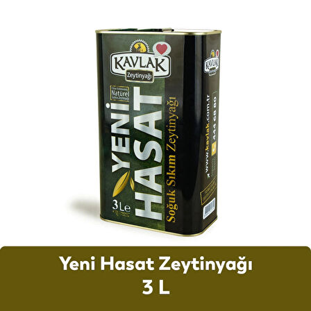 Kavlak Yeni Hasat Zeytinyağı 3 LT