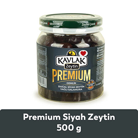 Kavlak Premium Gemlik Siyah Zeytin 500 GR