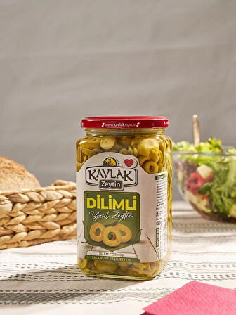 Kavlak Dilimli Yeşil Zeytin 450 GR