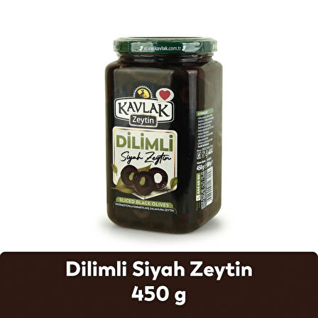 Kavlak Dilimli Siyah Zeytin 450 GR