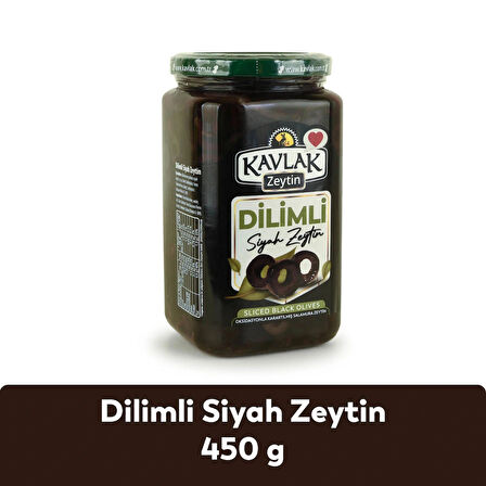 Kavlak Dilimli Siyah Zeytin 450 GR