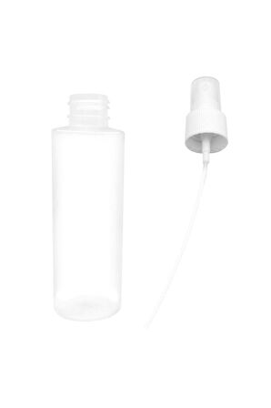 100 Adet 50 Ml Sprey Kapaklı Dezenfektan Ve Kolonya Boş Şişesi