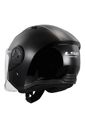 AIRFLOW 2 PARLAK SİYAH KASK