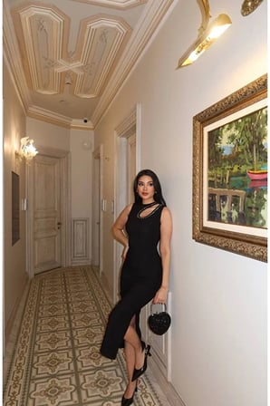 Ottoman Kumaş Damla Taşlı Bordo Elbise
