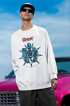 Slipknot We Are Not Your Kind Baskılı Unisex Oversize Rock Metal Sweatshirt