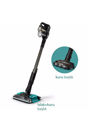 Aqua Plus Kablosuz Islak Moplu - Elektrikli Süpürge - Deterjan Ekleme Özelliği