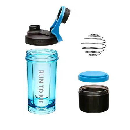 Casino Kxn 1199 İki bölme yüksek kalite sızdırmaz Drinkware spor Protein Shaker