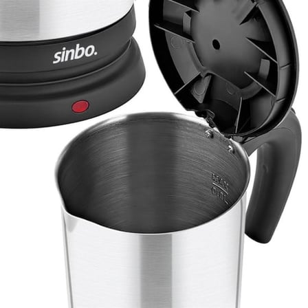 Özel Üretim Sinbo Araç İçi Kettle Paslanmaz Çelik Açık Hava Hızlı Isıtıcı Günlük Eşya