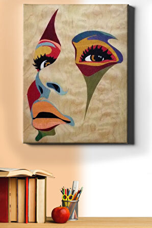 Sayılarla Boyama Seti Kasnaklı Kadının Rengi 40 X 50 Cm