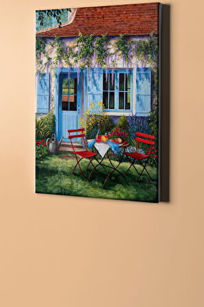 Sayılarla Boyama Seti Kasnaklı Sakin Bahçe 60 X 75 Cm