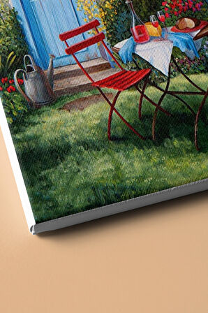 Sayılarla Boyama Seti Kasnaklı Sakin Bahçe 60 X 75 Cm