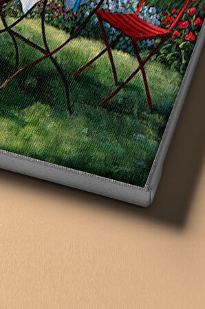 Sayılarla Boyama Seti Kasnaklı Sakin Bahçe 60 X 75 Cm