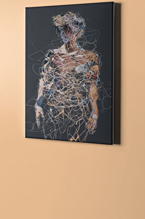 Sayılarla Boyama Seti Kasnaklı Kördüğüm 40 X 50 Cm