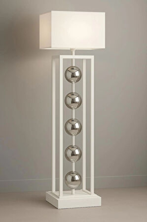 LAMBADER LUNA BEYAZ GÜMÜŞ