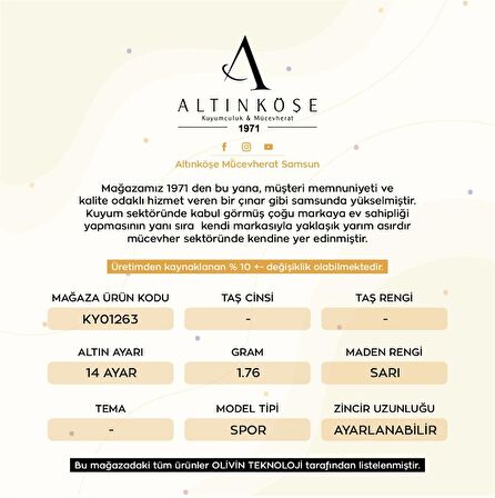 Altın Melek Kolye