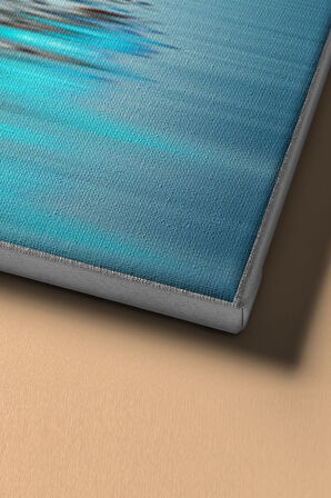 Sayılarla Boyama Seti Kasnaklı Mavili Kelebek 50x65 Cm