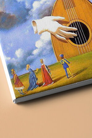 Sayılarla Boyama Seti Kasnaklı Bir Çalgı 50x65 Cm