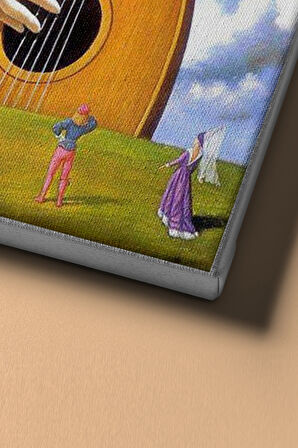 Sayılarla Boyama Seti Kasnaklı Bir Çalgı 50x65 Cm