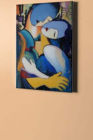 Sayılarla Boyama Seti Çerçeveli Kasnaklı Sevgilim 2 60x75 Cm