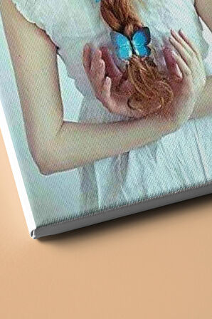 Sayılarla Boyama Seti Kasnaklı Yedi Kelebek 60x75 Cm