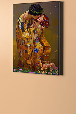 Sayılarla Boyama Seti Kasnaklı Öpücük 2 50x65 Cm