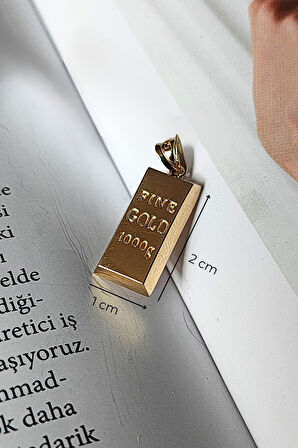 Külçe Altın Kolye Ucu 14 Ayar