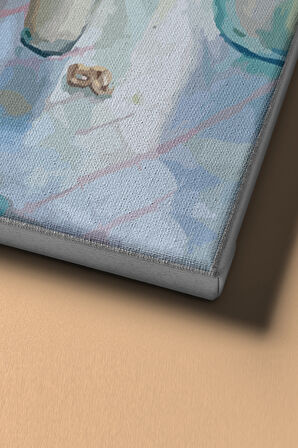 Sayılarla Boyama Seti Kasnaklı Miniklerin Süt Keyfi 60x75 Cm