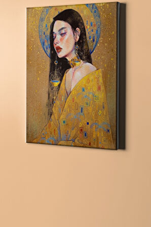 Sayılarla Boyama Seti Kasnaklı Terazi Kadını 40x50 Cm