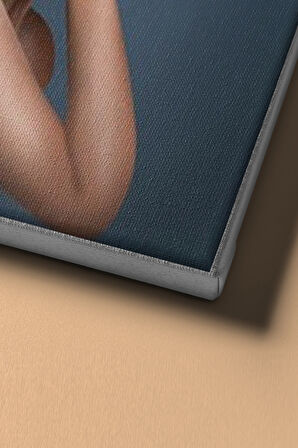 Sayılarla Boyama Seti Kasnaklı Sarı Çiçek Kadın 60x75 Cm