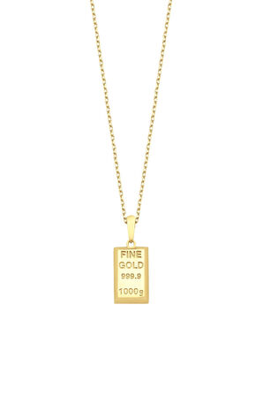 Külçe Altın Altın Kolye 14 Ayar