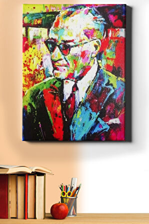 Sayılarla Boyama Seti Kasnaklı Renkli Atatürk 5 60x75 Cm