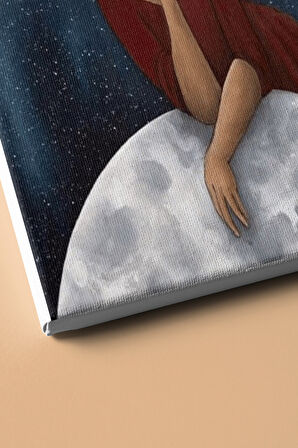 Sayılarla Boyama Seti Kasnaklı Bulut Kadın 60x75 Cm