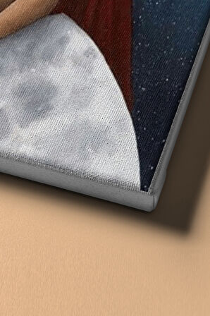 Sayılarla Boyama Seti Kasnaklı Bulut Kadın 60x75 Cm