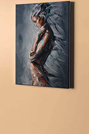 Sayılarla Boyama Seti Kasnaklı Kadın Ve Renkler 2 60x75 Cm