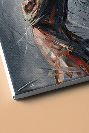 Sayılarla Boyama Seti Kasnaklı Kadın Ve Renkler 2 60x75 Cm