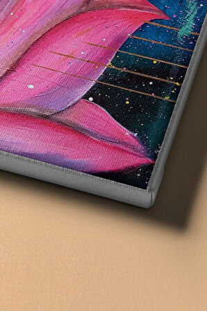 Sayılarla Boyama Seti Kasnaklı Pembe Rüya 60x75 Cm