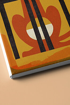 Sayılarla Boyama Seti Çerçeveli Kasnaklı Iki Tekir 60x75 Cm