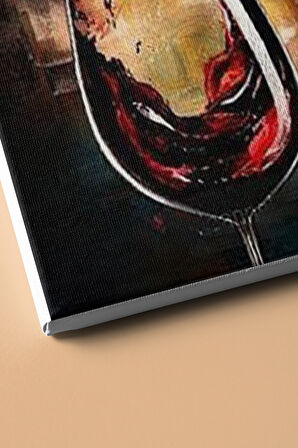 Sayılarla Boyama Seti Çerçeveli Kasnaklı Şarap Ve Zaman 40x50 Cm