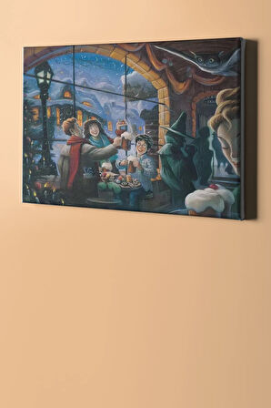 Sayılarla Boyama Seti Kasnaklı Harry Potter Ve Kış 50 X 65 Cm