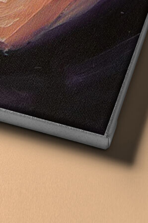 Sayılarla Boyama Seti Çerçeveli Kasnaklı Güzel Kız 1 60x75 Cm