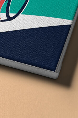 Sayılarla Boyama Seti Çerçeveli Kasnaklı Sörfçü Kız 50x65 Cm