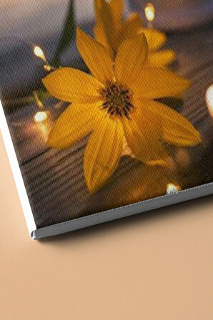 Sayılarla Boyama Seti Kasnaklı Çiçek ve Fener 60 X 75 cm