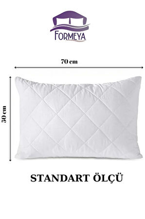 Pamukkale Alez Kapitone Yastık Koruyucu 2' Li %100 Pamuk 50x70