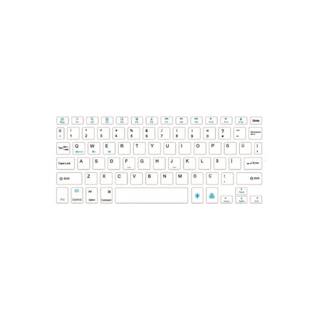 KYB71 Kablosuz Türkçe Q Klavye Mouse Set - Koyu Yeşil