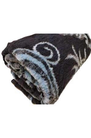 Tek Kişilik Lüks Peluş Uşak Battaniyesi, 2.4kg,